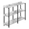 Monarch Specialties Accent Table, Console, Entryway, Narrow, Sofa, Living Room, Bedroom, Metal, Laminate, White, Black I 2221 - alternate 1